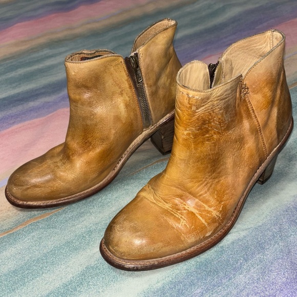 BED|STU Tan Ankle Boots - Picture 7 of 13